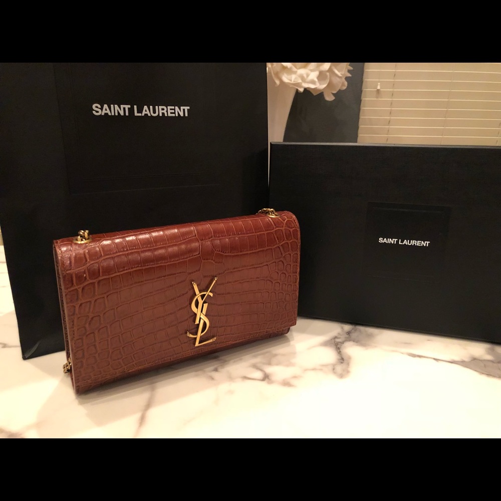 YSL crocodile bag